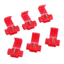 Scotch Lock / Snap Connector Set Red Plastic Consumable Fastener