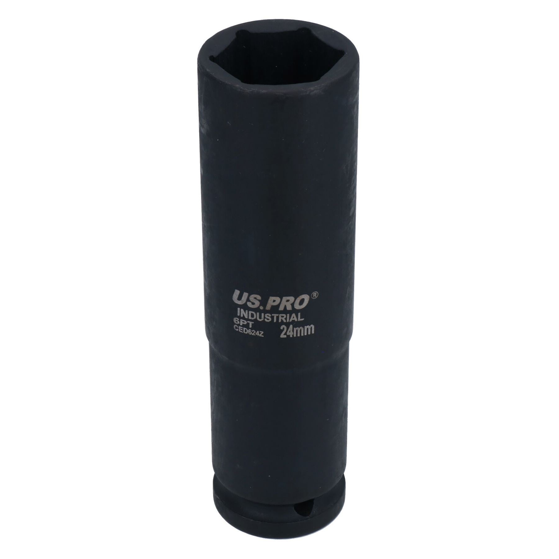 Extra Deep Long Metric MM Impact Socket 1/2" Drive 6 Sided Single Hex