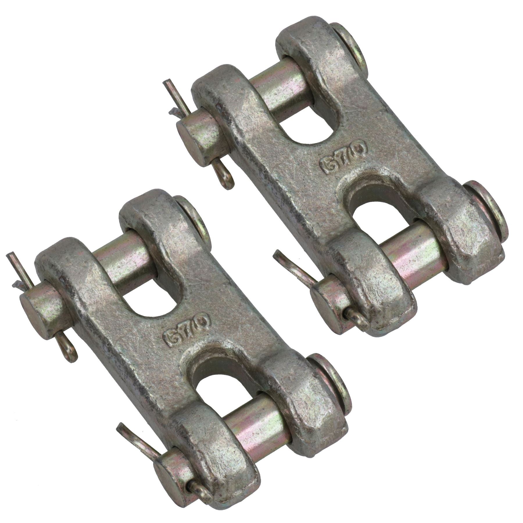 Double Clevis Link Joiner Attachment For 7/16in – 1/2in Sized Chains Hooks