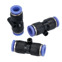 8mm (OD) Pneumatic Air Straight Hose Pipe Tube Inline Push Connector Airline