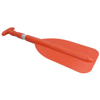 Telescopic Mini Paddle Oar Boat Hook High Vis Orange Rowing Liferaft