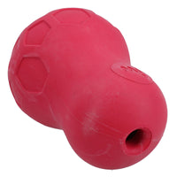 Medium Rubber Red Tumble Tease Dog Interactive Play Treat Fillable Toy Gift