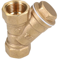 1/2" Compression Inline Y-Strainer Debris Filter Particulate Filtration Strainer