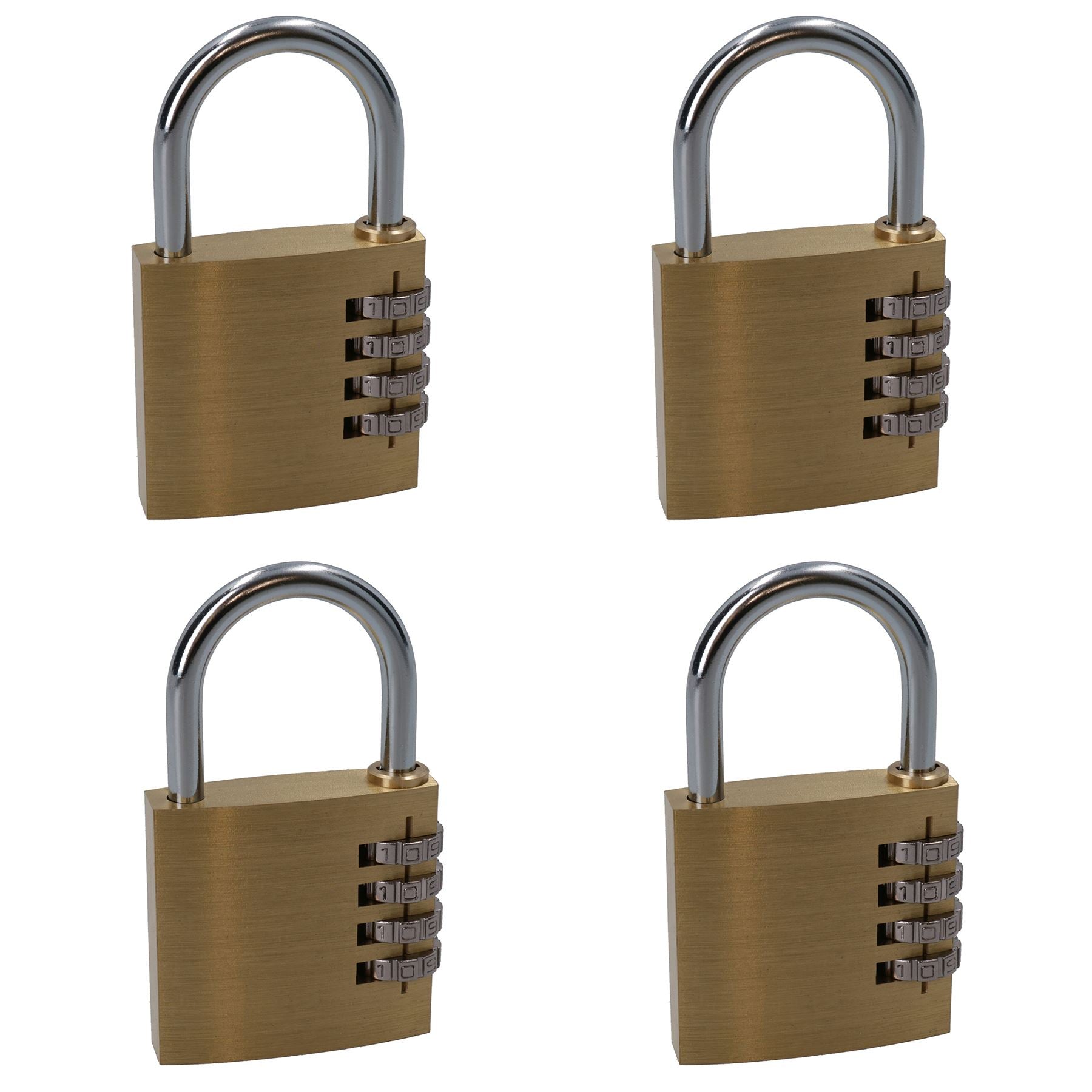 50mm Brass Combination Padlock Lock Security Shed Garage Door Luggage