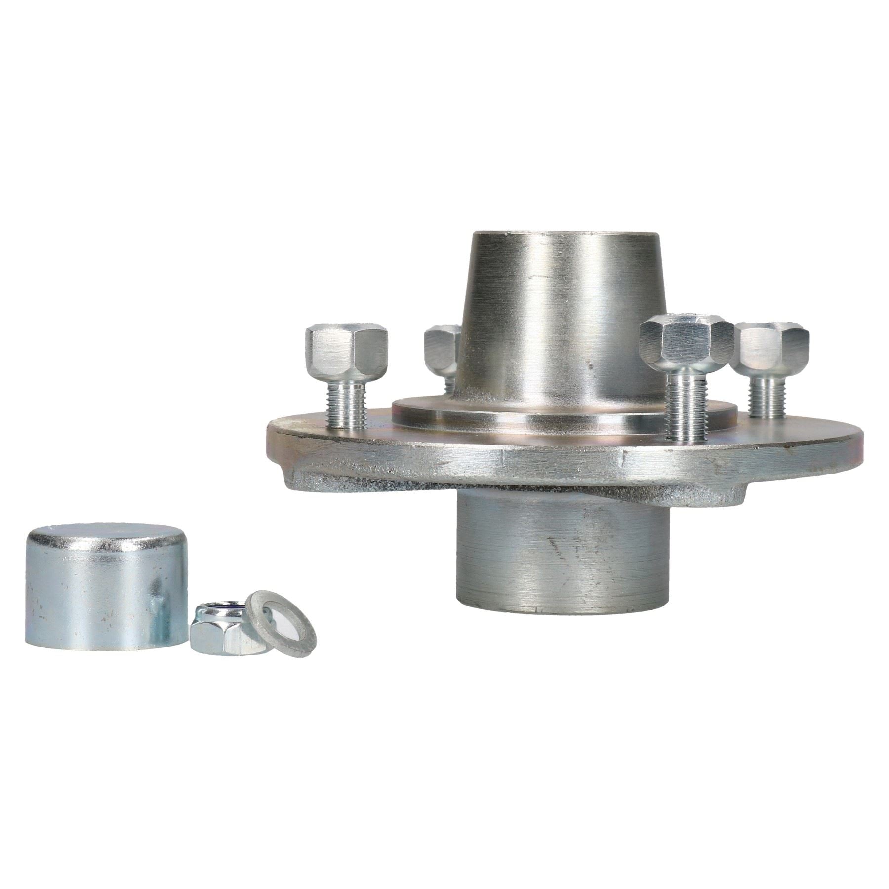 Trailer Cast Wheel Hub 115mm PCD with Sealed Bearings for Erde Daxara Trailers