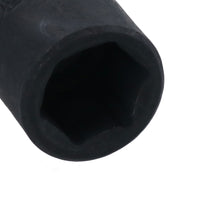 3/8in Drive Shallow Stubby Metric Impacted Impact Socket 6 Sided Single Hex