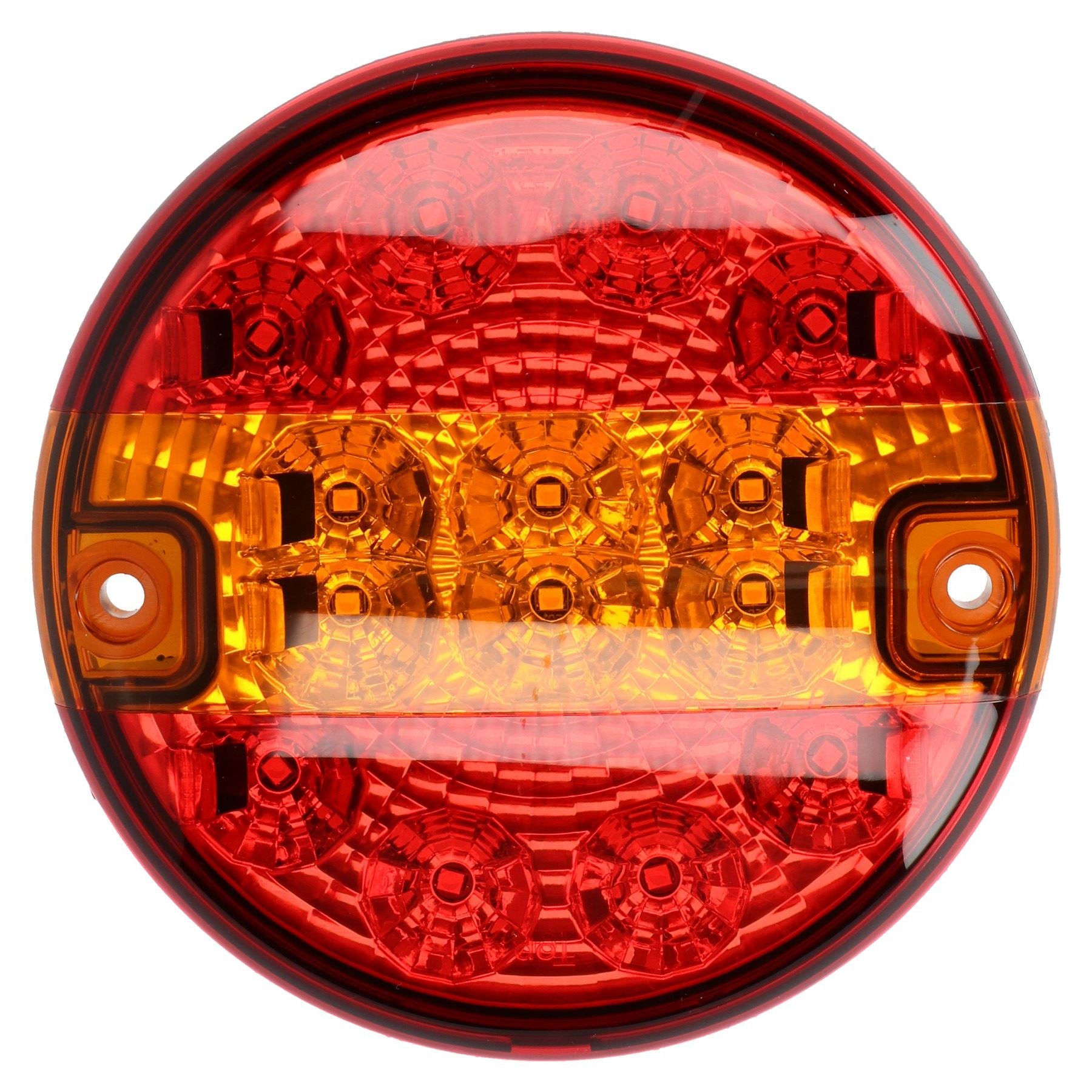 Round LED Truck Tail Light Lamp for Trailers Caravans 12v or 24v