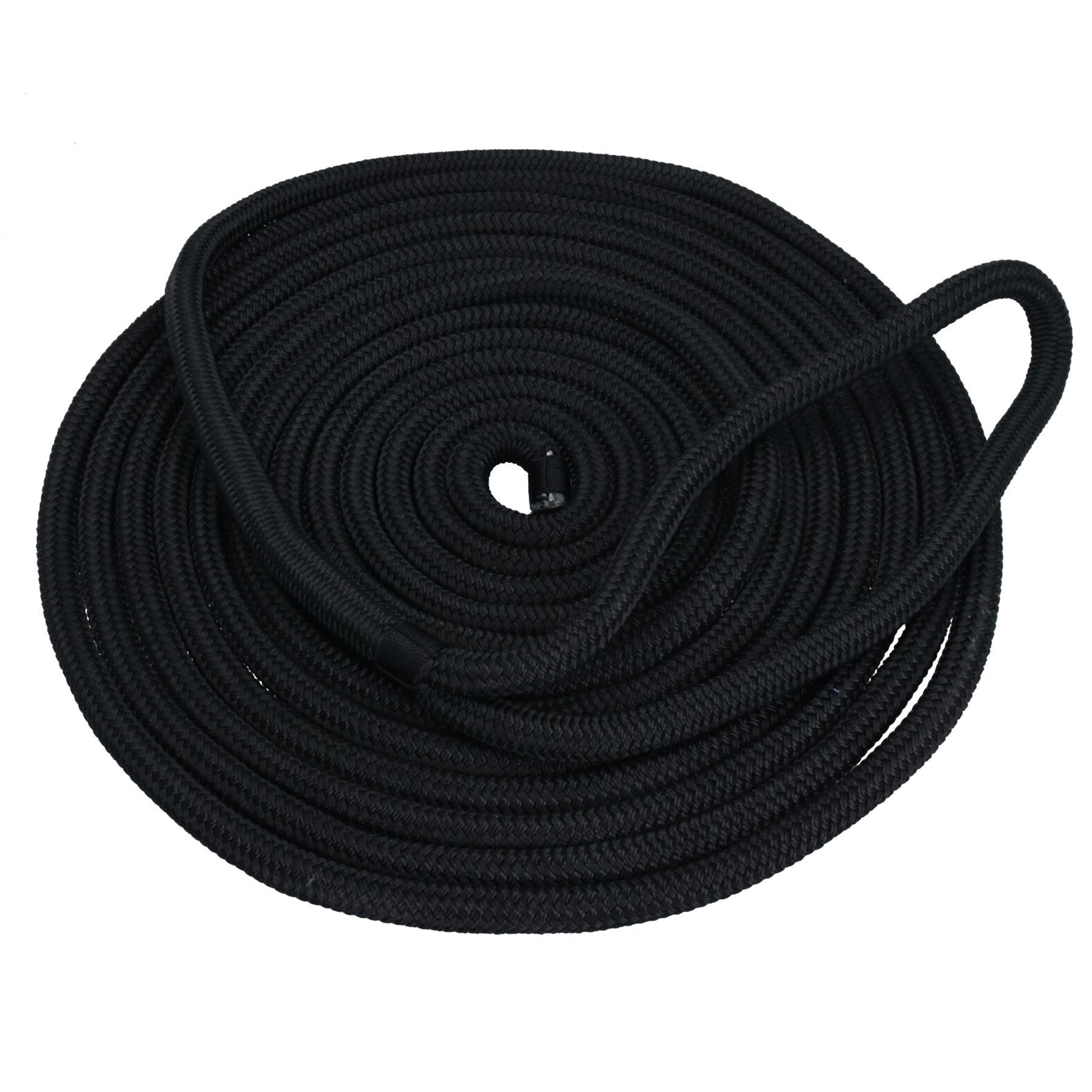 Spliced Premium Mooring Line 12mm x 10m Braided Boat Dock Rope Warp