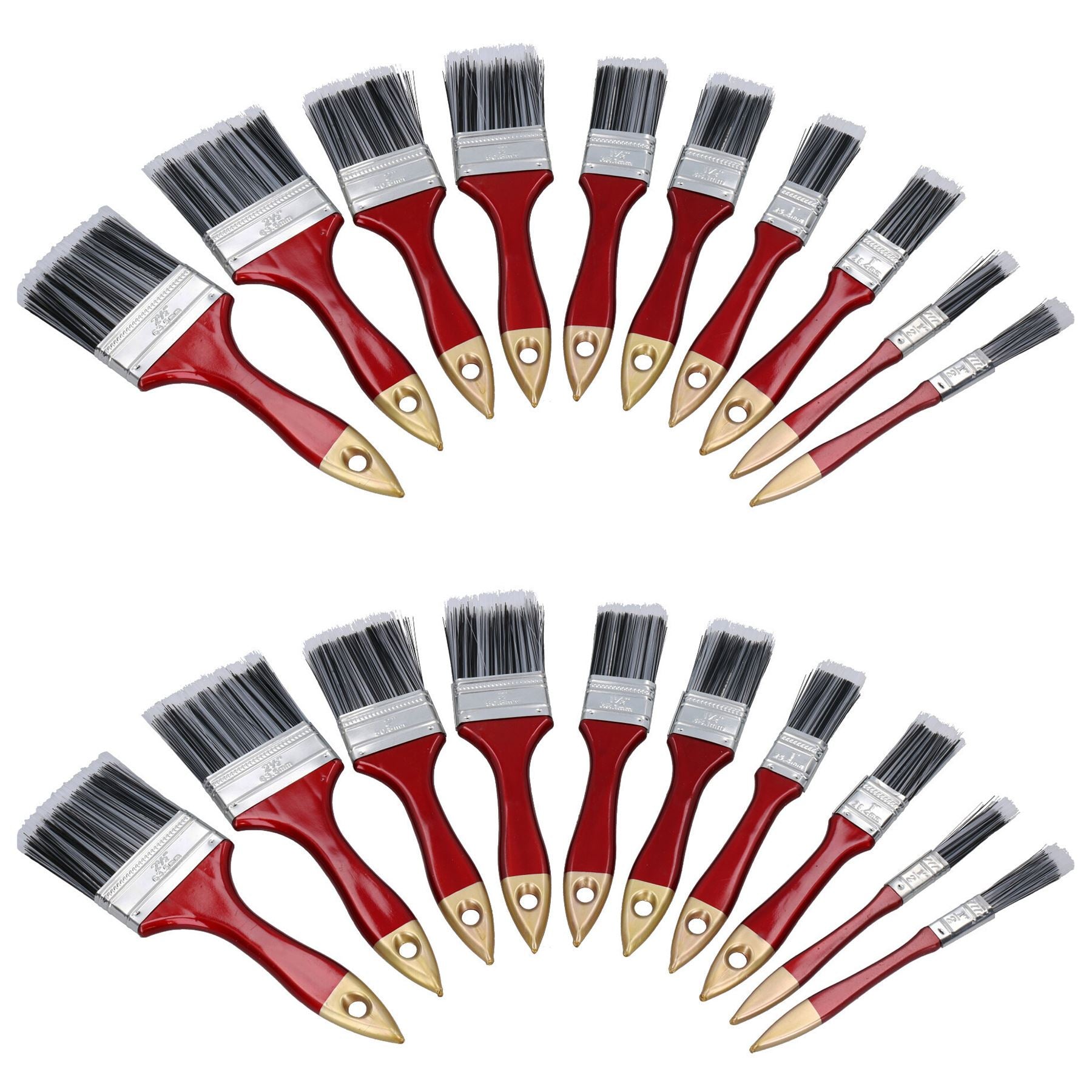 Painting and Decorating Synthetic Paint Brush Brushes Set 1” – 2.5” Width