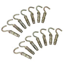 6mm Open Hook Eye Bolts Rawl Shield Wall Anchor Expansion Brick Stone