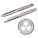 1/8" - 1/2" BSW Tap & Die Whitworth Tungsten Steel Taper Tap & 25mm Die