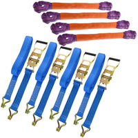 Car Transporter / Recovery Strap Set / Ratchet Wheel Brace Bridging SM002_SM006