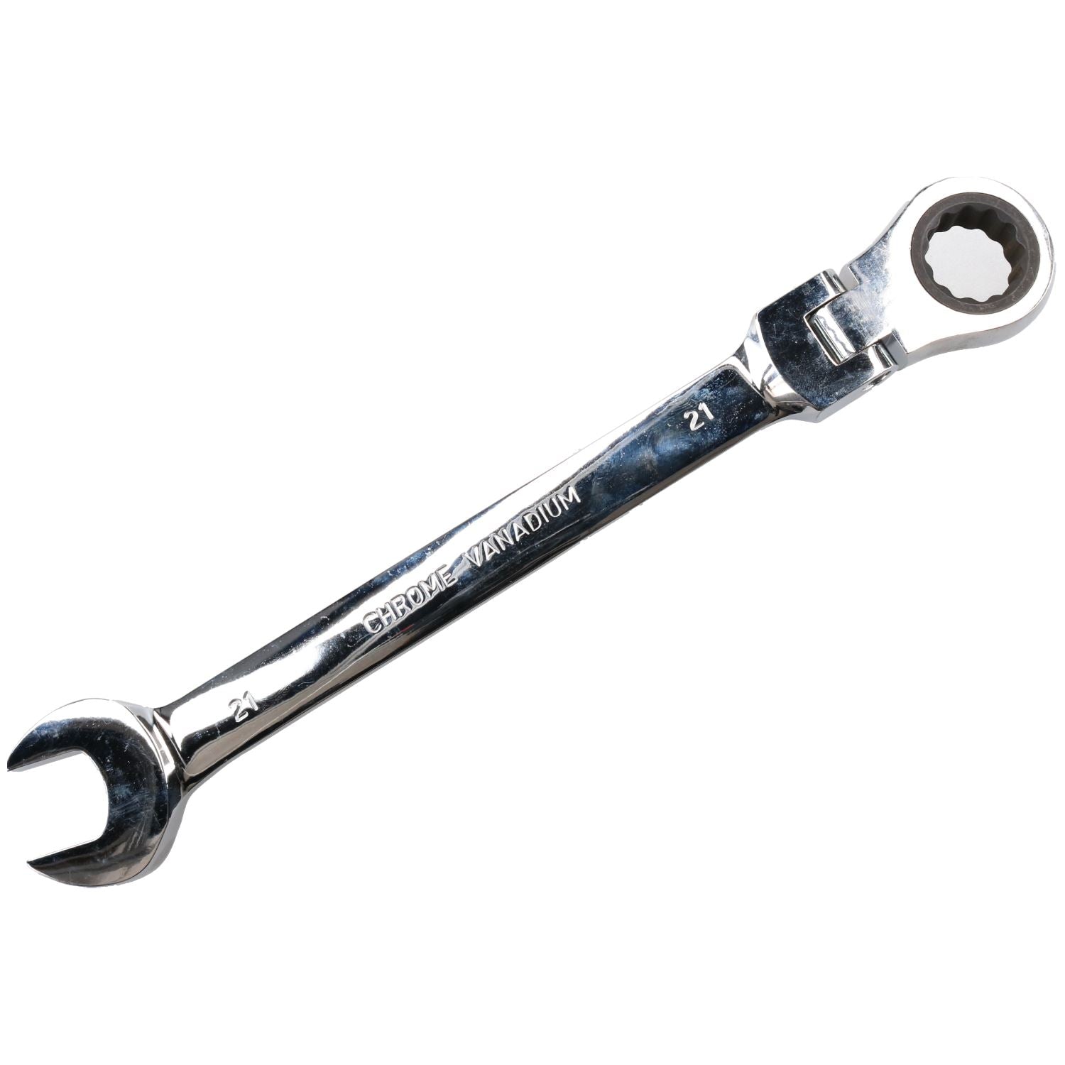 Metric MM Flexible Headed Combination Ratchet Spanner Wrench 8mm – 21mm