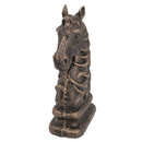 Horse Head Bust Bookends Ornament Figurine Cast Iron Book Ends Stand Holder