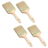 100mm Wide Nylon Paint Brush Wooden Handle for Sheds Decking Fences