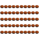 Orange Amber Round Circular Reflectors for Driveway Gate Fence Post Trailers