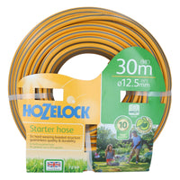 Hozelock Starter Garden Hose Pipe 12.5mm 15m, 20m or 50m PVC Watering Yard