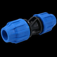 20 x 20mm MDPE Straight Pipe Compression Fitting Coupling Connector