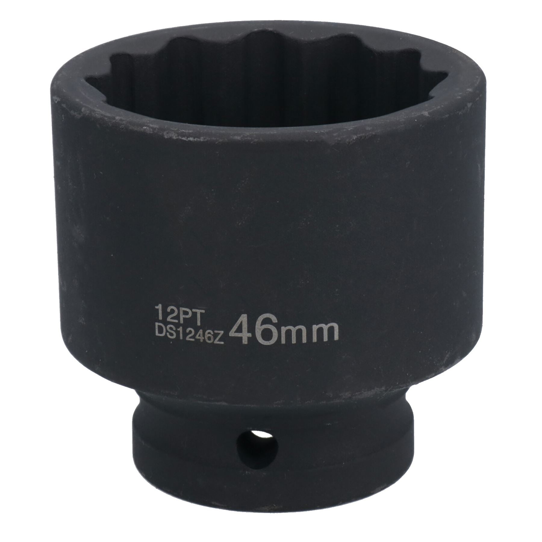 46mm 3/4in Drive Metric Shallow Impact Hub Wheel Nut Socket 12 Sided Bi-Hex