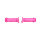 Junior Kids Pink Rubber Handlebar Grips Bike Cycle Anti-Slip Dolphin Design