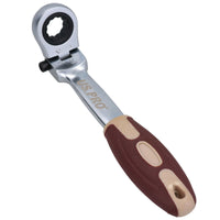 Flexi Flexible Enclosed Ring Ratchet Spanner Wrench Lockable Head 72 Teeth