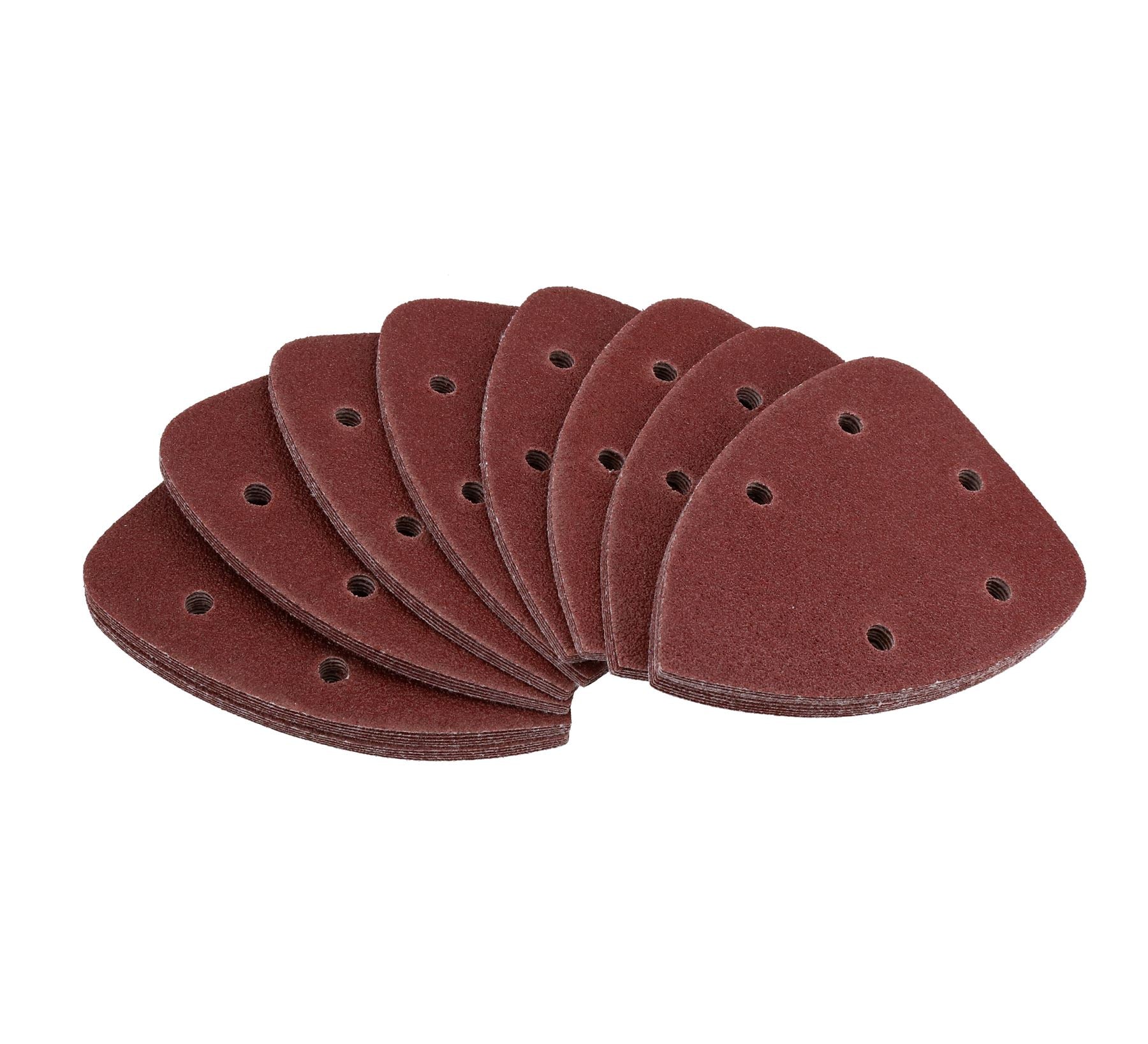 Hook and Loop 140mm Sanding Triangle pads Discs Mixed Grit 40 – 240