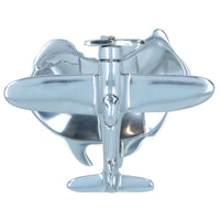 Aeroplane Plane Soap Dish Holder Box Aluminium Bathroom Kitchen Sink Shower