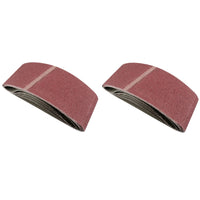 Belt Power Finger File Sander Abrasive Sanding Belts 457mm x 75mm 80 Grit 10 PK