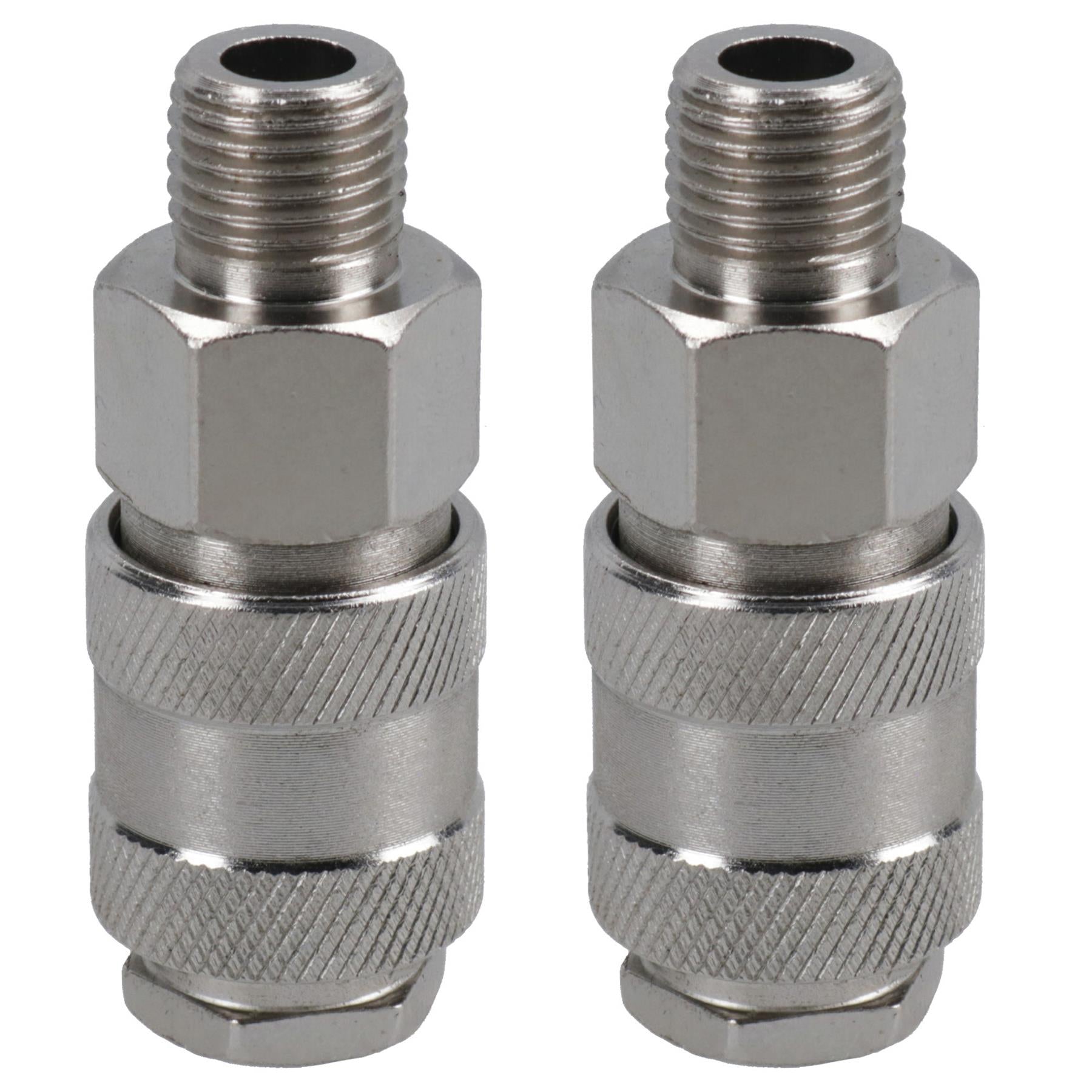 Euro Air Line Quick Release Hose Coupler Connector 1/4 BSP Male Thread