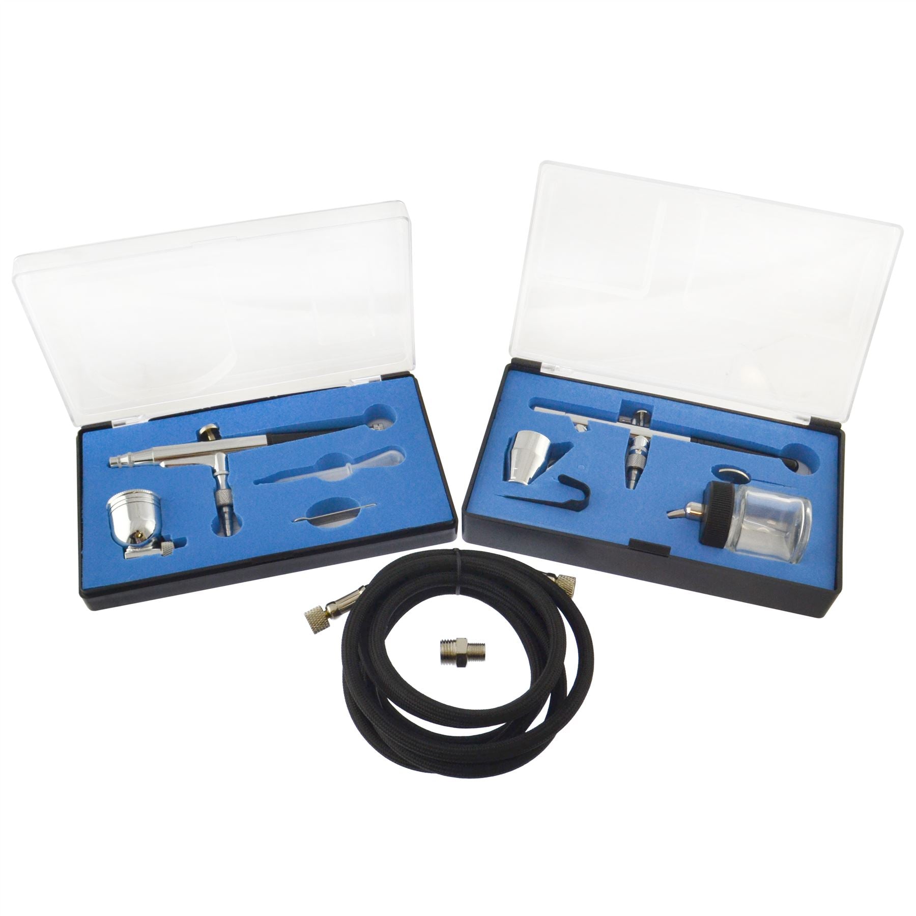 Dual Action Airbrush Air Brush Spray Gun Complete Kit 0.3mm Nozzle Hobby Paint