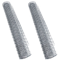 Galvanised Wire Netting Fencing Fence Chicken Mesh Net Cages Pens 25mm Hex