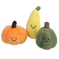 3PC Dog Puppy Small Halloween Gift Plush Squeaky Mini Pumpkin Play Toys