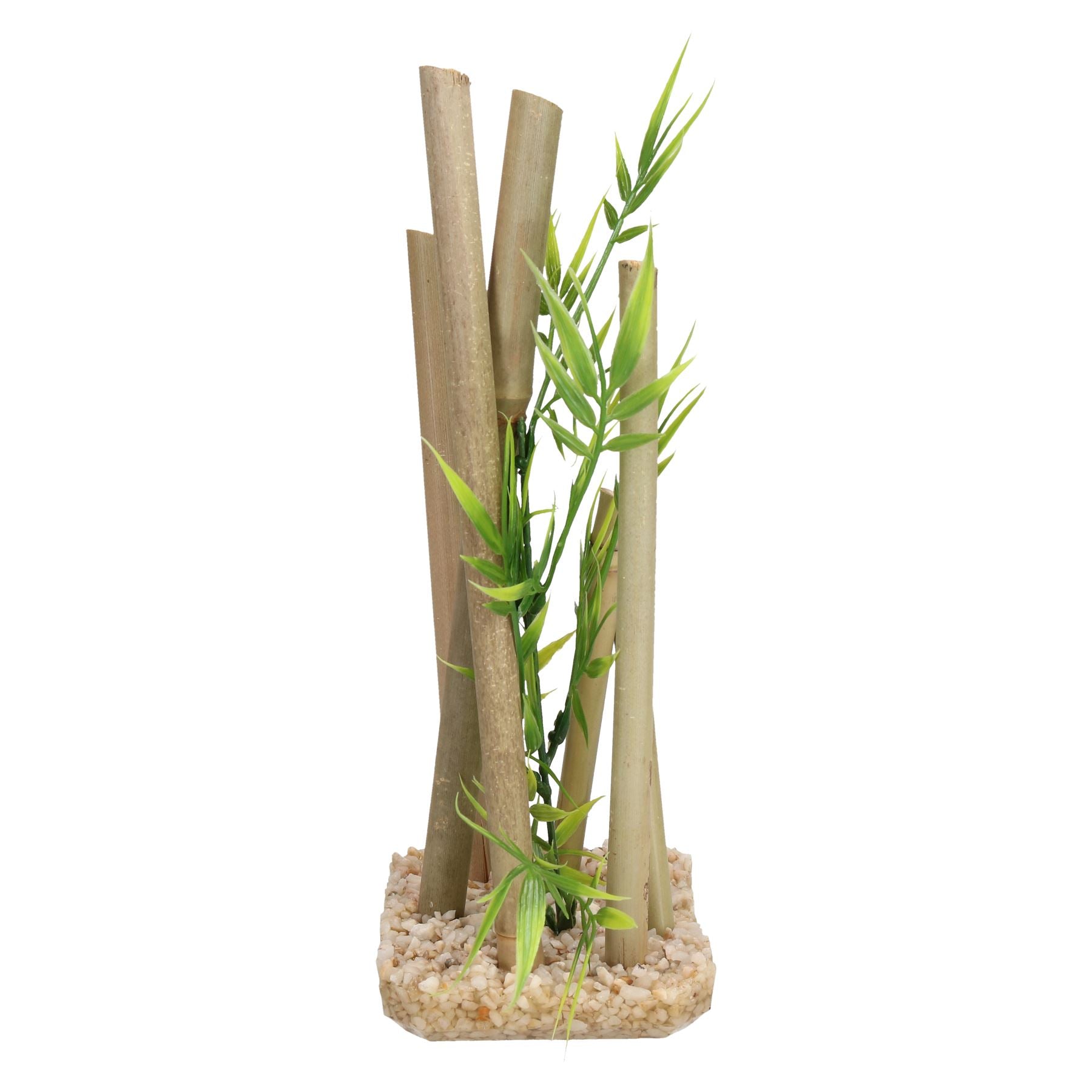 Aquatic Aquarium Decor Bamboo Stick Medium Fish Tank Ornament 9x11x25cm