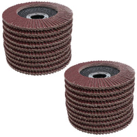 Flap Discs 80 Grit Angle Grinder 4.5" (115mm) Flat Sanding