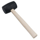 16oz Heavy Duty Rubber Mallet Hammer Wooden Soft Grip Handle Non Marking