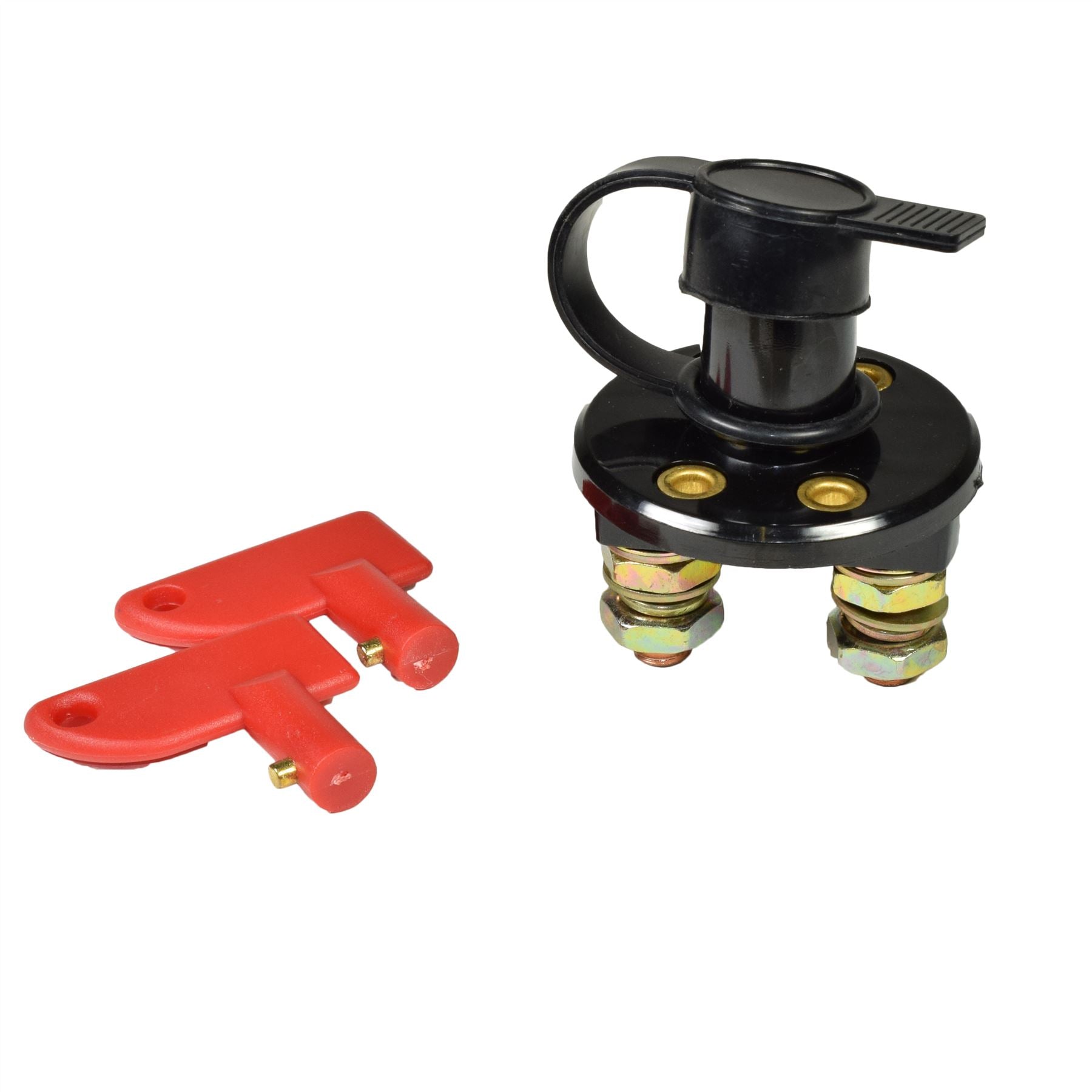 Heavy Duty Plastic Type Battery Isolator Switch / Key Cut Off Power Kill Switch