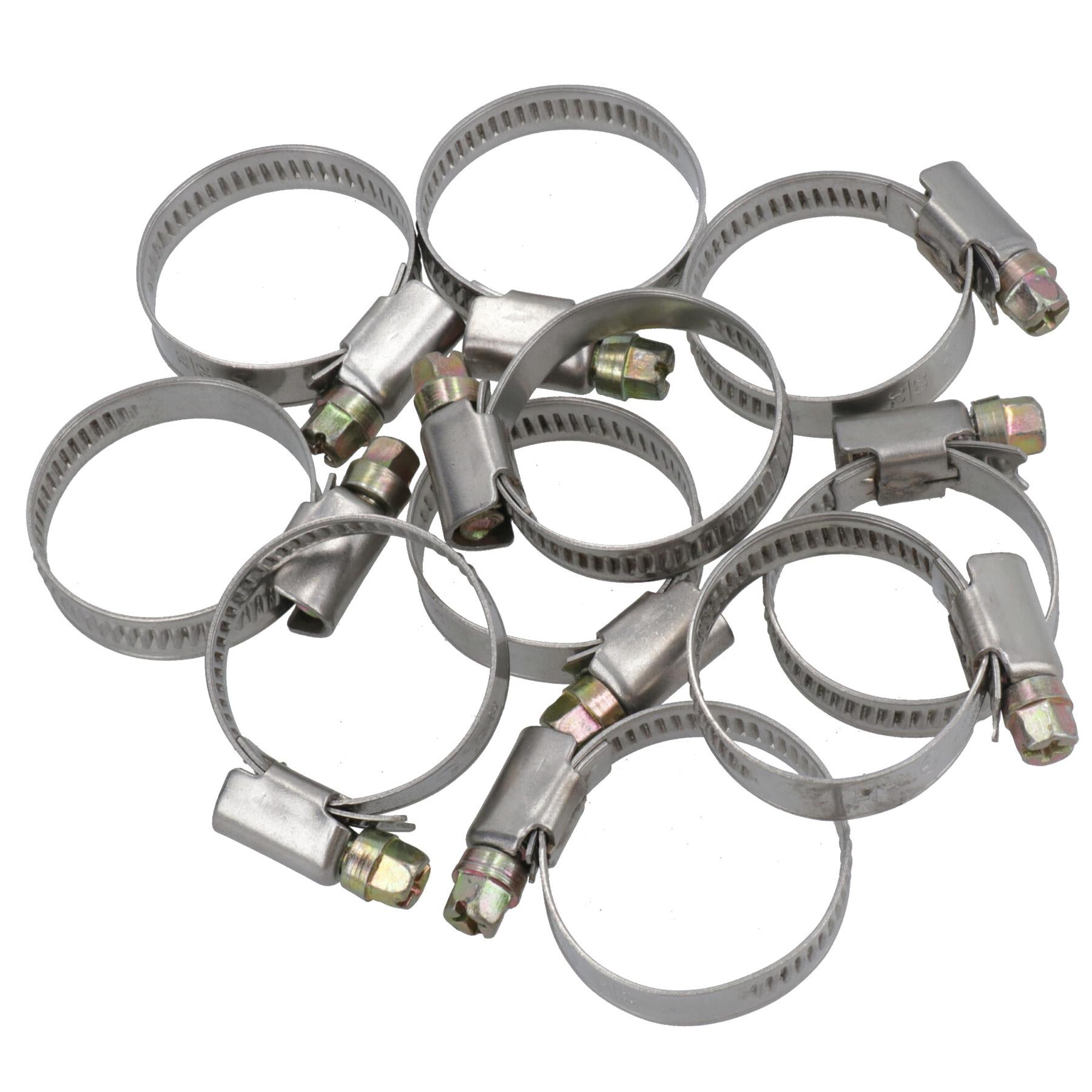 8mm – 60mm Stainless Steel Jubilee Hose Pipe Clamps Clips Air Water Fuel Gas