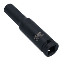 Extra Deep Long Metric MM Impact Socket 1/2" Drive 6 Sided Single Hex