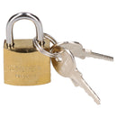 12 x 20mm Shackle Brass Padlock / Security / Lock Gate Door Shed AT002