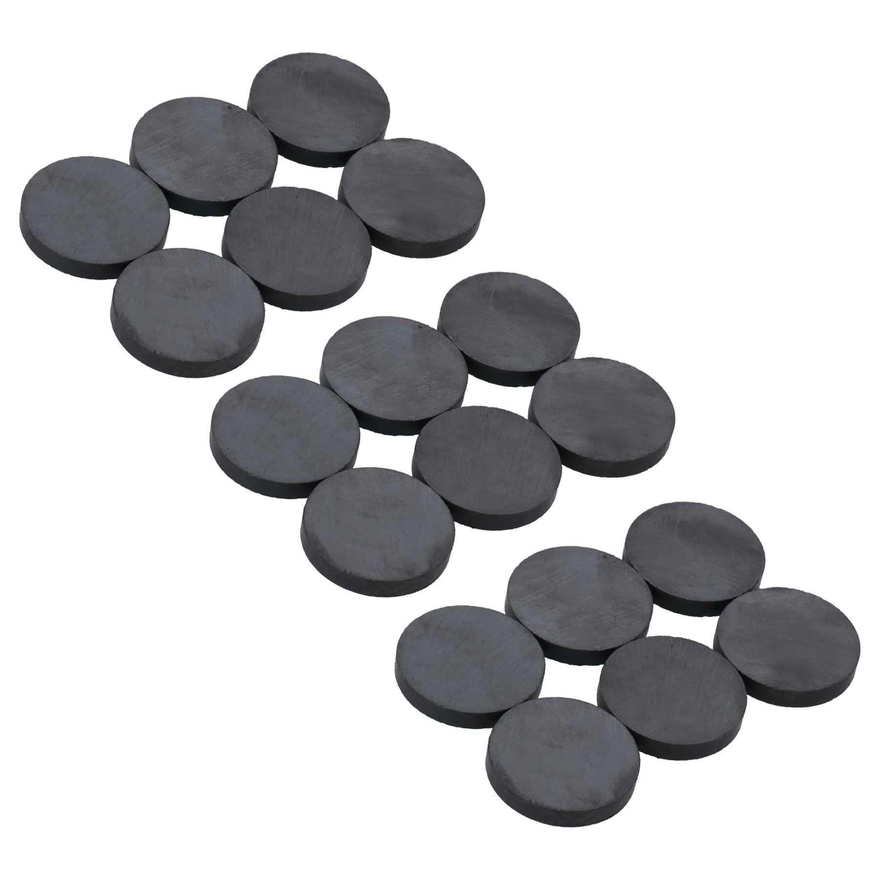 Ceramic Ferrite Circular Round Disc Magnets 25mm x 4mm for Home Office