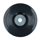 125mm ABS Fibre Disc Backing Rubber Pad With M14 Thread For Angle Grinders