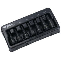 Metric MM Impact Impacted Hex Bit Allen Key Sockets 4mm – 10mm 7pc Set