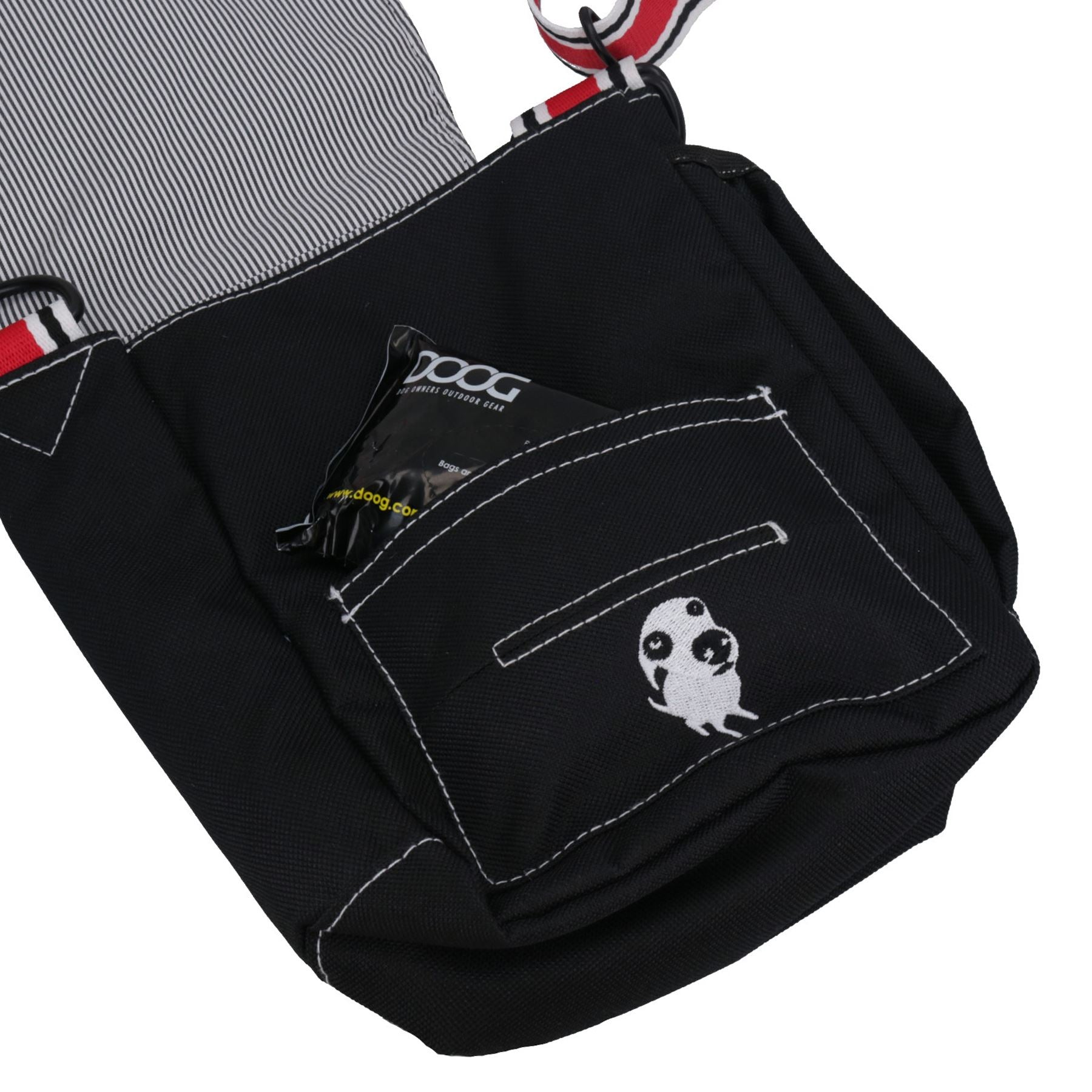 Black Dog Walking Shoulder Bag Treat Bag Dog Puppy Home Dog Lover Gift