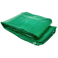 Tarpaulin Sheet Tarp Cover Ground Waterproof 3.5m x 5.4m / 11.5ft x 16.4ft TE360