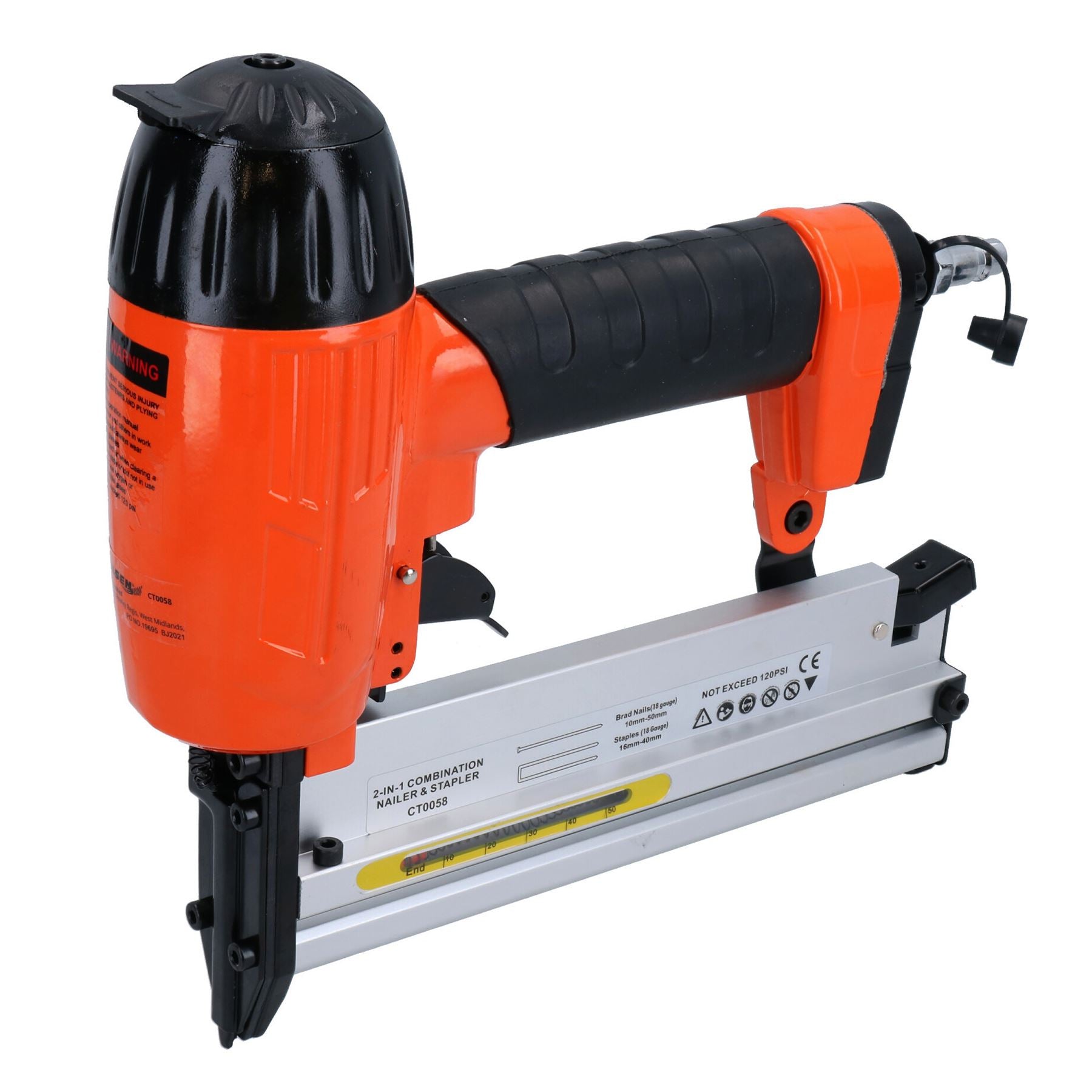 Air Brad Nailer Stapler Pin Gun Craft Hobby DIY 32mm 18 Gauge Nail Gun SIL310