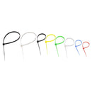 Cable Zip Ties Wraps Fasteners Plastic Nylon Various Sizes Multi Colour 500pc