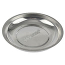 Magnetic Parts Tray Dishes Storage Holder Circular Round Stainless Steel 6"