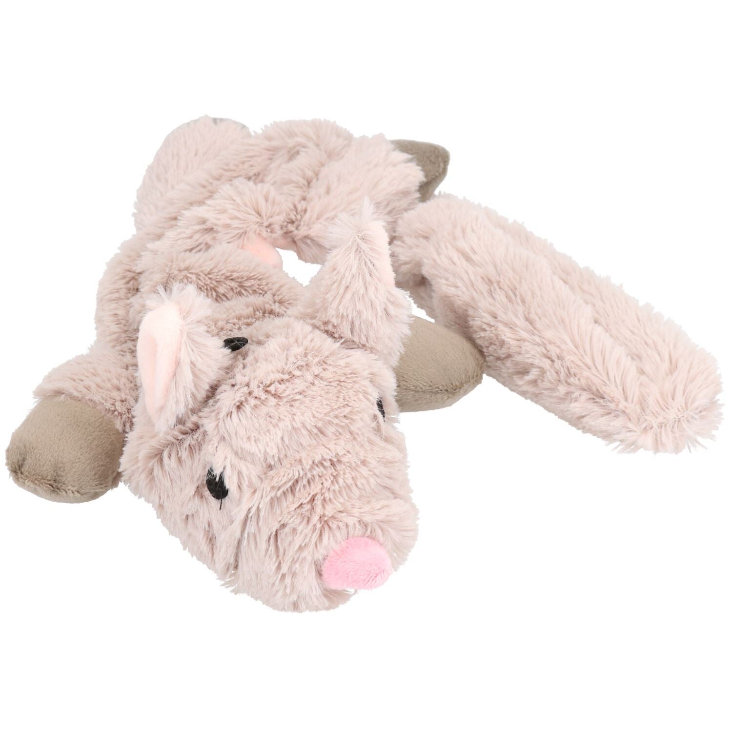 Plush Super Soft Unstuffed Chipmunk Dog Toy With Squeak 8x10x58cm