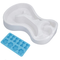 Chill Out Cool Dog Pet Cooling Feast Ice Cube Paw & Bone Mould Tray & Ice Track