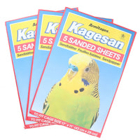 Sanded Sheets Sandpaper Cage Lining Budgies Caged Birds - 4 Sizes Available